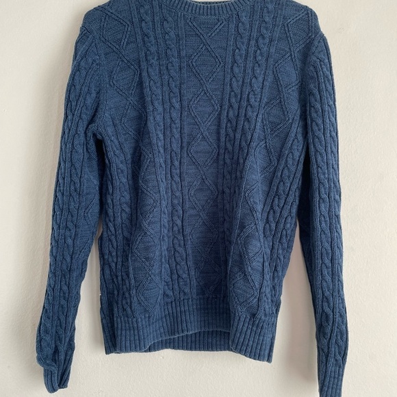 Urban Outfitters CPO Provisions Blue cable knit sweater - Picture 3 of 8
